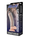 Blue Line C & B 6.5" Textured Penis Enhancing Sleeve Extension - Clear