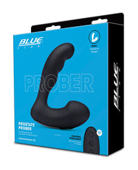 Blue Line Vibrating Prostate Prober W/remote - Black