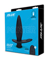 Blue Line Vibrating Anal Plug Pointer W/remote - Black