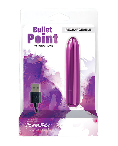 Bullet Point Rechargeable Bullet - 10 Functions