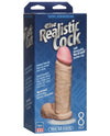 "8"" Realistic Cock W/balls"