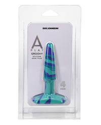 A Play 4" Groovy Silicone Anal Plug