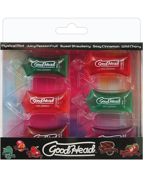 Goodhead - .25 Oz Pillow Asst. Flavors Pack Of 6