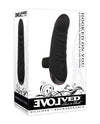 Evolved Hooked On You Curved Finger Vibrator - Black