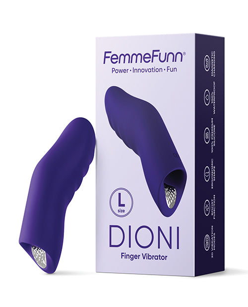 Femme Funn Dioni Wearable Finger Vibe - Dark Purple