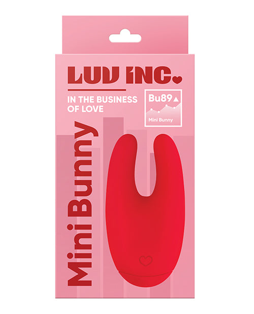 Luv Inc. U -shape Mini Bunny - Red