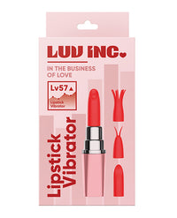 Luv Inc. Lipstick Vibrator W/3 Heads