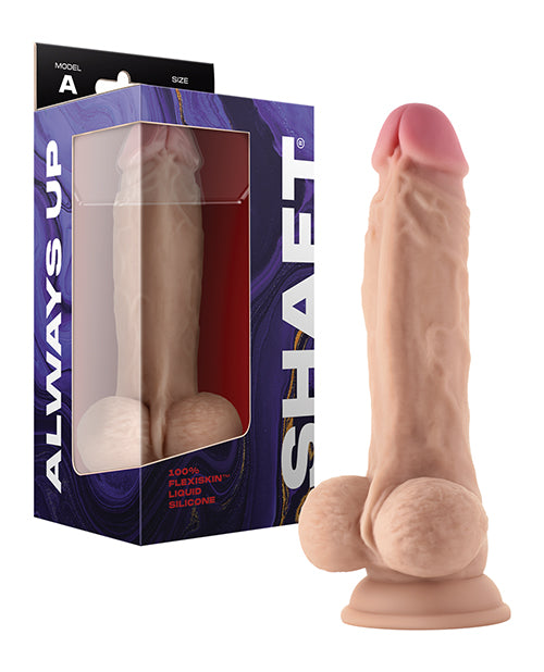 Shaft Model A Flexskin Liquid Silicone 8.5" Dong W/balls