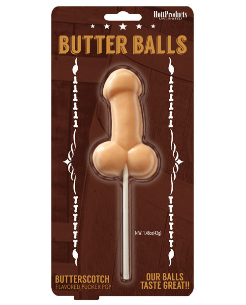 Butter Balls Pecker Pop - Butterscotch