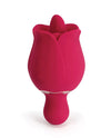 Sylvia Tongue Licking Rose Vibrator - Red