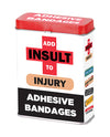 Add Insult To Injury Bandages W/assorted Sayings - Box Of 25