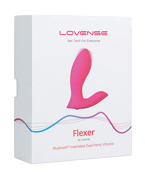 Lovense Flexer Dual Panty Vibrator - Pink