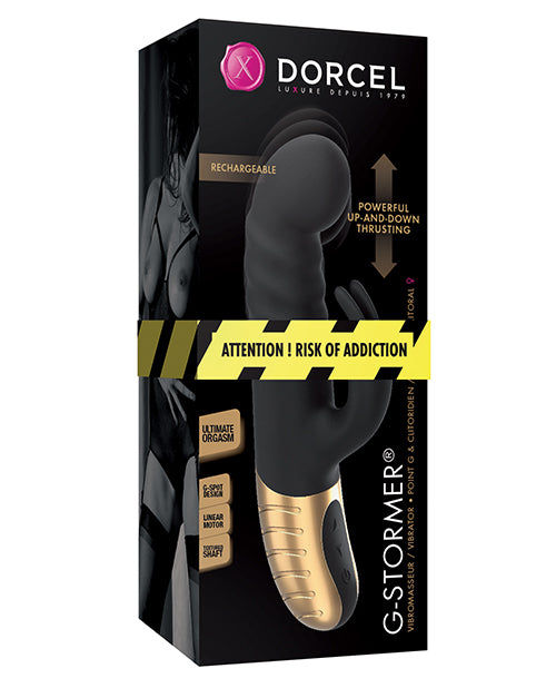 Dorcel G-stormer Thrusting G Spot Rabbit - Black/gold