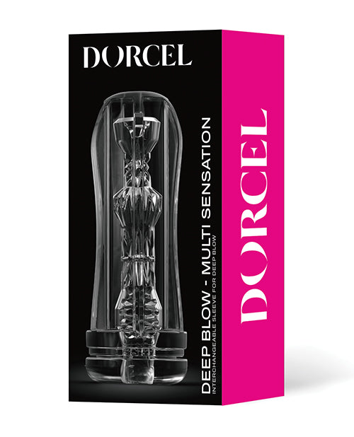 Dorcel Deep Blow Multi Sensation Sleeve - Clear