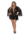 Modern Romance Flowing Short Robe 2x