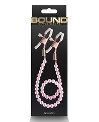 Bound Dc1 Nipple Clamps - Pink