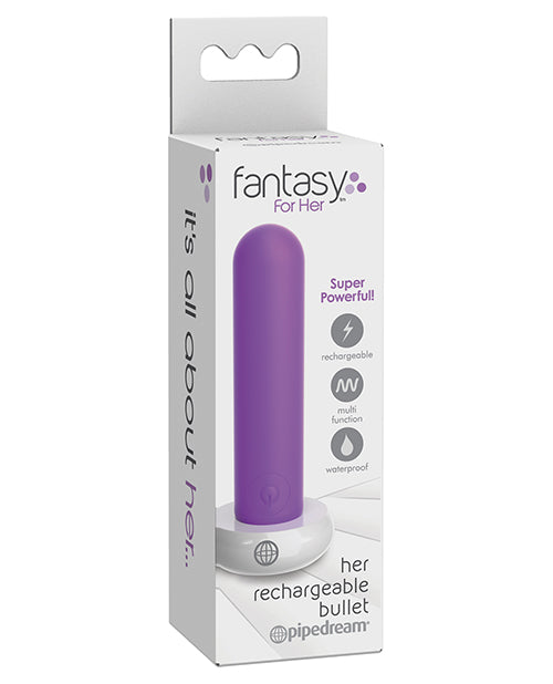 Fantasy For Her Rechargable Bullet - Purple