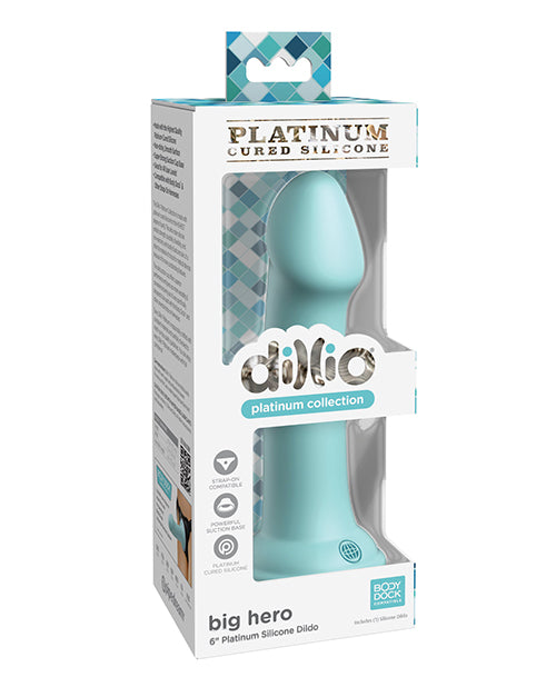 Dillio Platinum 6" Big Hero Silicone Dildo