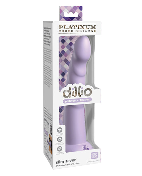 Dillio Platinum 7" Slim Seven Silicone Dildo