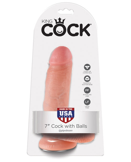 "King Cock 7"" Cock W/balls"