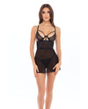 Rene Rofe New In Town Chemise & G-string Black