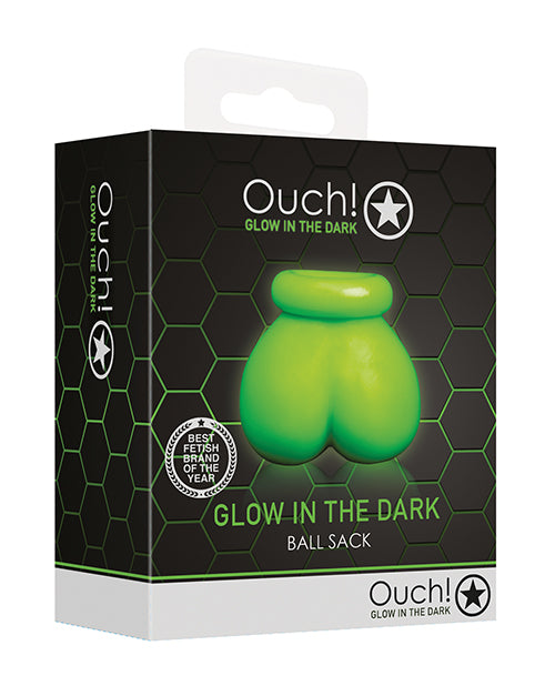 Shots Ouch Ball Sack - Glow In The Dark