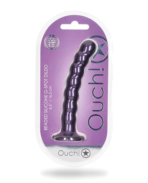 Shots Ouch 6.5" Beaded G-spot Dildo