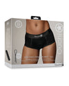 Shots Ouch Vibrating Strap On Brief - Black