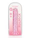 Shots Realrock Realistic Crystal Clear 11" Straight Dildo