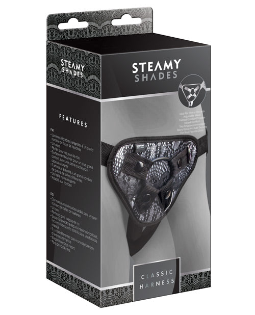 Steamy Shades Classic Harness - Black/white