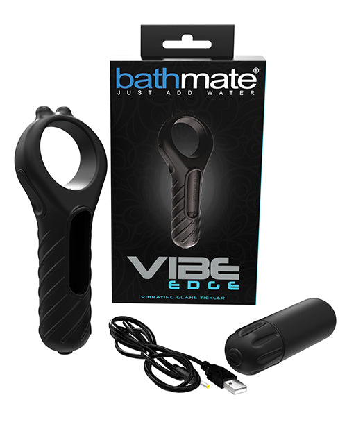 Bathmate Vibe Edge Glans Tickler - Black