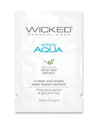 Wicked Sensual Care Simply Aqua Water Based Lubricant