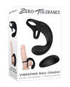 Zero Tolerance Vibrating Ball Cradle W/remote - Black